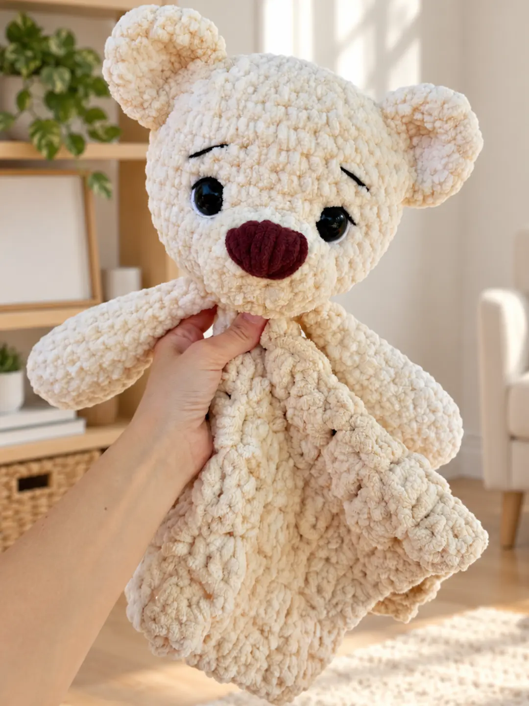 Bear Lovey Blanket