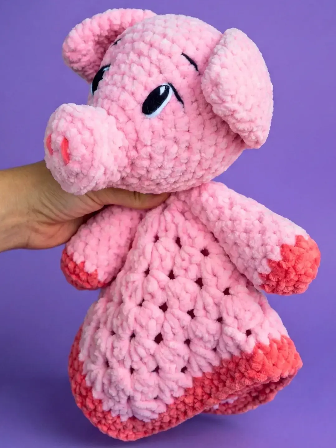 Pig Lovey Blanket
